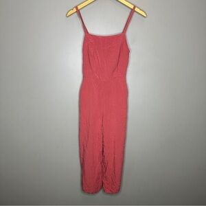 Old navy pink cropped jumpsuit